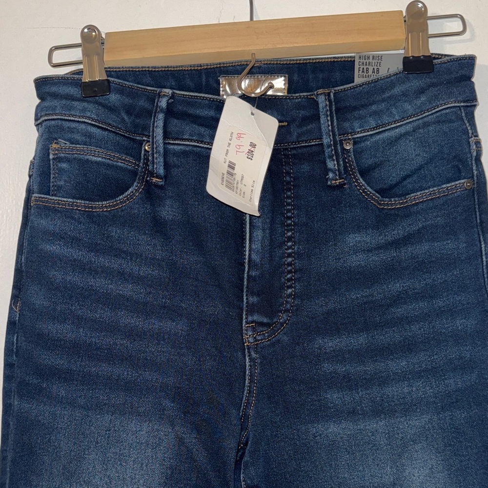 NWT Kut from the Kloth Charlize Slim High-Rise Blue Jeans - Size 0